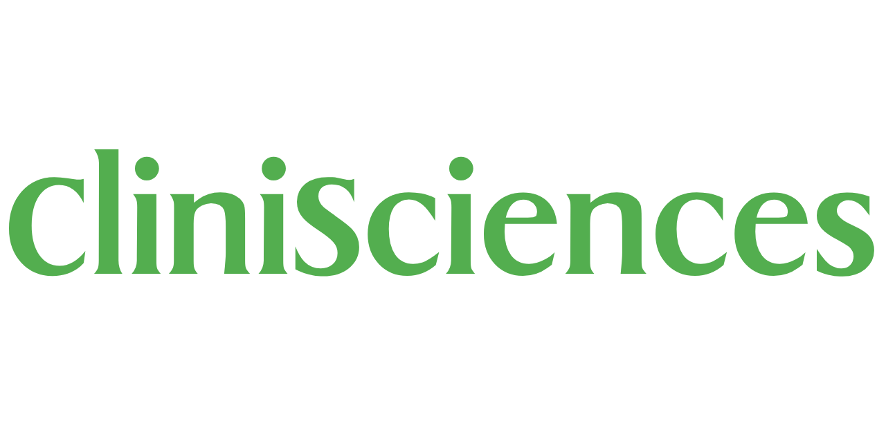 The CliniSciences logo features the brand name written in green, bold, and smooth serif font on a white background. The CliniSciences logo features the brand name written in green, bold, and smooth serif font on a white background.